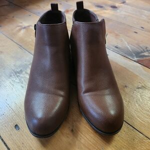 Brown booties